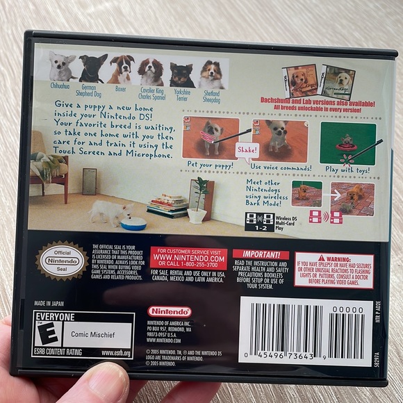 Nintendogs Chihuahua & Friends Nintendo DS and Game Box - Picture 3 of 6